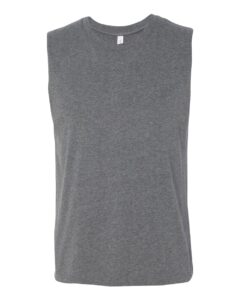 BELLA + CANVAS 3483 Jersey Muscle Tank – Deep Heather