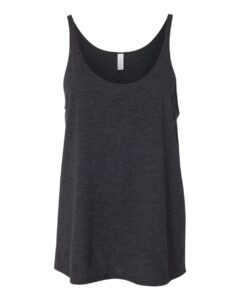 BELLA + CANVAS 8838 Women’s Slouchy Tank – Charcoal Black Triblend