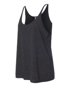 BELLA + CANVAS 8838 Women’s Slouchy Tank – Charcoal Black Triblend (side)