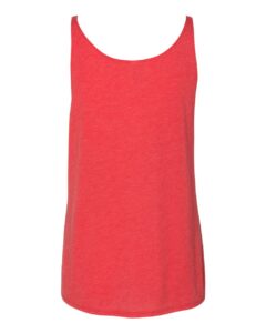 BELLA + CANVAS 8838 Women’s Slouchy Tank – Red Triblend (back)