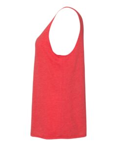 BELLA + CANVAS 8838 Women’s Slouchy Tank – Red Triblend (side)