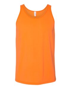 BELLA + CANVAS 3480 Jersey Tank – Neon Orange