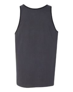 BELLA + CANVAS 3480 Jersey Tank – Dark Grey/ Black (back)