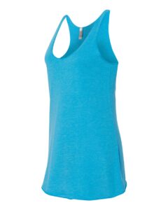 Next Level 6733 Women’s Triblend Racerback Tank – Vintage Turquoise (side)
