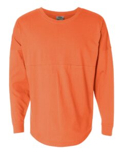 J. America 8229 Unisex Game Day Jersey Long Sleeve T-Shirt – Coral