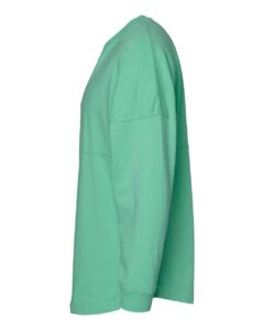 J. America 8229 Unisex Game Day Jersey Long Sleeve T-Shirt – Mint (side)