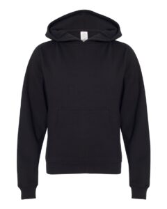 Independent Trading Co. SS4001Y Youth Midweight Hooded Sweatshirt – Black