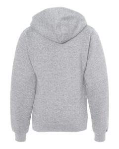 Independent Trading Co. SS4001Y Youth Midweight Hooded Sweatshirt – Grey Heather (back)