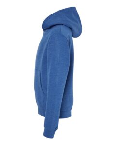 Independent Trading Co. SS4001Y Youth Midweight Hooded Sweatshirt – Royal Heather (side)