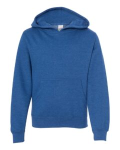 Independent Trading Co. SS4001Y Youth Midweight Hooded Sweatshirt – Royal Heather