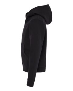 Independent Trading Co. SS4001YZ Youth Midweight Full-Zip Hooded Sweatshirt – Black (side)