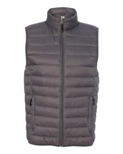 Weatherproof 16700 Men’s 32 Degrees Packable Down Vest – Dark Pewter