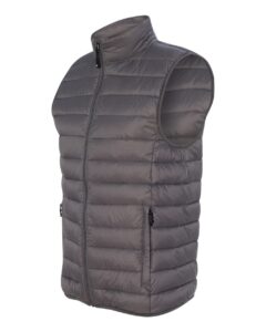 Weatherproof 16700 Men’s 32 Degrees Packable Down Vest – Dark Pewter (side)