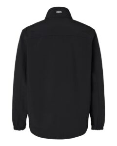 DRI DUCK 5350T Men’s Tall Motion Soft Shell Jacket – Black (back)