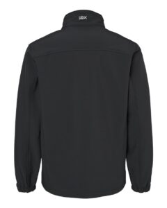 DRI DUCK 5350T Men’s Tall Motion Soft Shell Jacket – Charcoal (back)