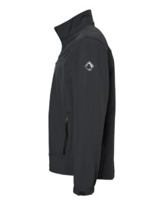 DRI DUCK 5350T Men’s Tall Motion Soft Shell Jacket – Charcoal (side)