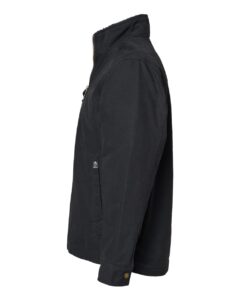 DRI DUCK 5037 Men’s Endeavor Canyon Cloth™ Canvas Jacket with Sherpa Lining – Black (side)
