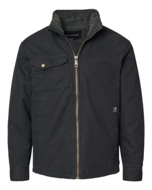 DRI DUCK 5037 Men’s Endeavor Canyon Cloth™ Canvas Jacket with Sherpa Lining – Black