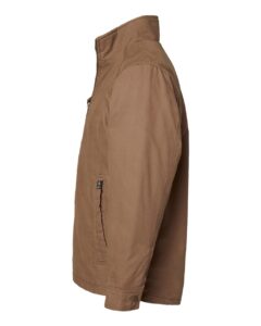 DRI DUCK 5037 Men’s Endeavor Canyon Cloth™ Canvas Jacket with Sherpa Lining – Field Khaki (side)