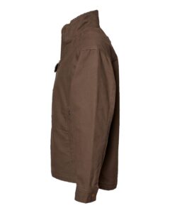 DRI DUCK 5037 Men’s Endeavor Canyon Cloth™ Canvas Jacket with Sherpa Lining – Tobacco (side)