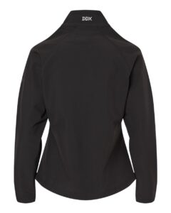 DRI DUCK 9439 Women’s Contour Soft Shell Jacket – Black (back)