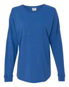 J. America 8229 Unisex Game Day Jersey Long Sleeve T-Shirt – Royal