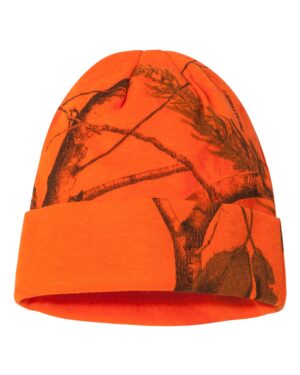 Kati LCB12 12″ Licensed Camo Cuffed Beanie – Blaze Realtree AP