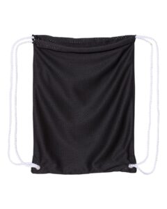 Liberty Bags 8895 Mesh Drawstring Backpack – Black