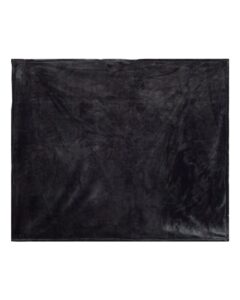 Alpine Fleece 8721 Mink Touch Luxury Blanket – Black (side)