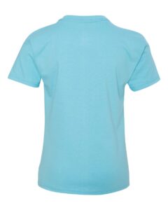 Hanes 5450 Youth Authentic T-Shirt – Blue Horizon (back)