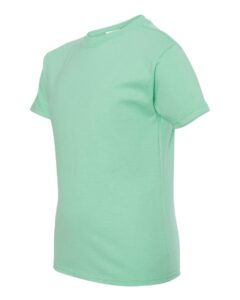 Hanes 5450 Youth Authentic T-Shirt – Clean Mint (side)