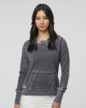 J. America 8912 Women’s Zen Fleece Hooded Sweatshirt