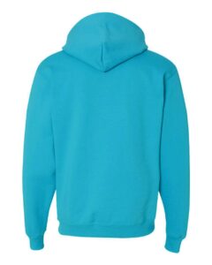 JERZEES 996MR Unisex NuBlend® Hooded Sweatshirt – California Blue (back)
