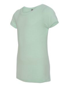 Next Level 3712 Girls’ CVC Princess Tee – Mint (side)