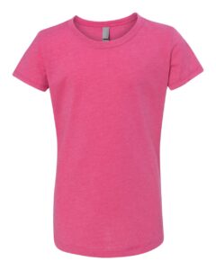 Next Level 3712 Girls’ CVC Princess Tee – Raspberry