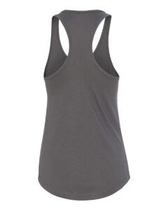 Next Level 1533 Women’s Ideal Racerback Tank – Dark Grey (back)