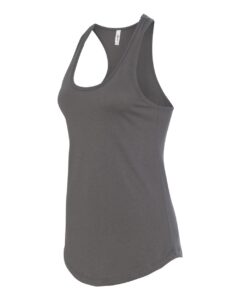 Next Level 1533 Women’s Ideal Racerback Tank – Dark Grey (side)