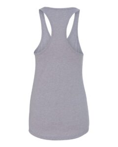 Next Level 1533 Women’s Ideal Racerback Tank – Heather Grey (back)