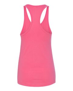Next Level 1533 Women’s Ideal Racerback Tank – Hot Pink (back)