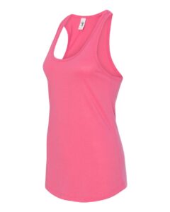 Next Level 1533 Women’s Ideal Racerback Tank – Hot Pink (side)