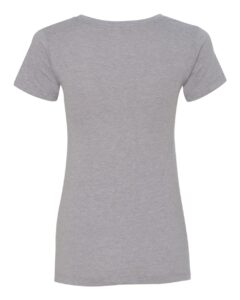 Next Level 1510 Women’s Ideal Tee – Heather Grey (back)