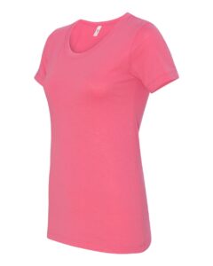 Next Level 1510 Women’s Ideal Tee – Hot Pink (side)