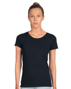 Next Level 1510 Women’s Ideal Tee – Midnight Navy (on model)
