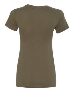 Next Level 1510 Women’s Ideal Tee – Military Green (back)