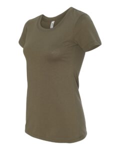 Next Level 1510 Women’s Ideal Tee – Military Green (side)