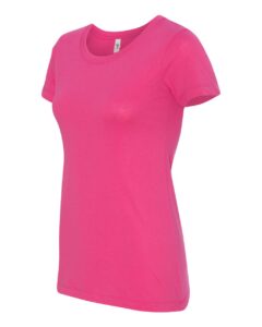 Next Level 1510 Women’s Ideal Tee – Raspberry (side)