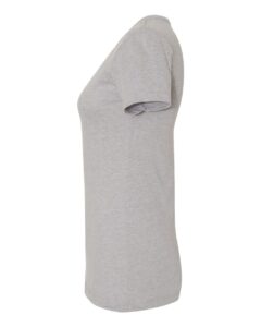 Next Level 1540 Women’s Ideal V-Neck Tee – Heather Grey (side)