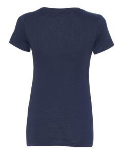 Next Level 1540 Women’s Ideal V-Neck Tee – Midnight Navy (back)