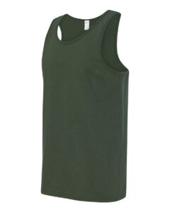 Gildan 5200 Unisex Heavy Cotton™ Tank Top – Forest Green (side)