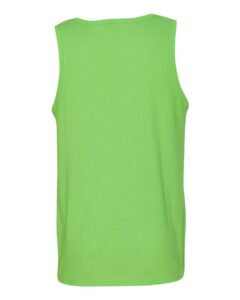 Gildan 5200 Unisex Heavy Cotton™ Tank Top – Neon Green (back)